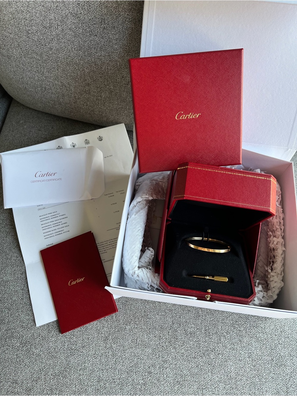 Cartier Love Bracelet Small size 17